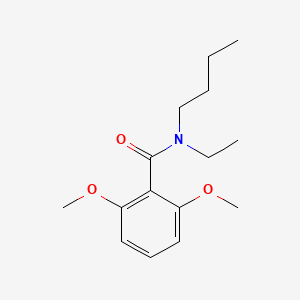 molecular formula C15H23NO3 B3978064 N-butyl-N-ethyl-2,6-dimethoxybenzamide 