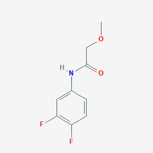molecular formula C9H9F2NO2 B3978073 N-(3,4-difluorophenyl)-2-methoxyacetamide 
