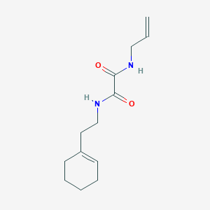 molecular formula C13H20N2O2 B3978100 N-allyl-N'-[2-(1-cyclohexen-1-yl)ethyl]ethanediamide 