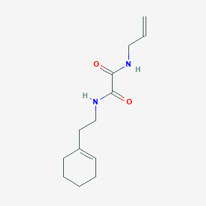 molecular formula C13H20N2O2 B3978100 N'-[2-(CYCLOHEX-1-EN-1-YL)ETHYL]-N-(PROP-2-EN-1-YL)ETHANEDIAMIDE 