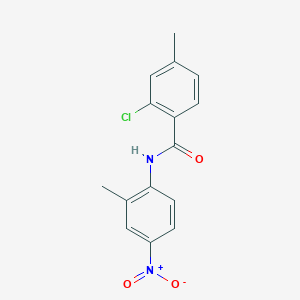 2-chloro-4-methyl-N-(2-methyl-4-nitrophenyl)benzamide