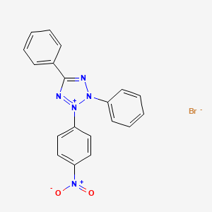 molecular formula C19H14BrN5O2 B3978209 3-(4-nitrophenyl)-2,5-diphenyl-2H-tetrazol-3-ium bromide 