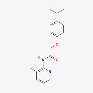 molecular formula C17H20N2O2 B3978268 N-(3-methylpyridin-2-yl)-2-[4-(propan-2-yl)phenoxy]acetamide 