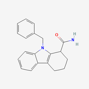 9-benzyl-2,3,4,9-tetrahydro-1H-carbazole-1-carboxamide