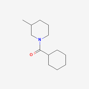 molecular formula C13H23NO B3978319 1-(cyclohexylcarbonyl)-3-methylpiperidine CAS No. 63441-20-3