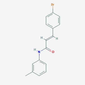 molecular formula C16H14BrNO B397834 3-(4-bromophenyl)-N-(3-methylphenyl)acrylamide 