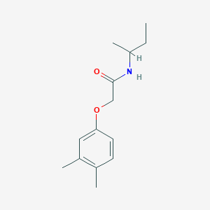 molecular formula C14H21NO2 B3978588 N-(sec-butyl)-2-(3,4-dimethylphenoxy)acetamide 