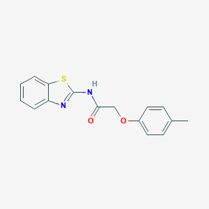 molecular formula C16H14N2O2S B397873 N-(1,3-benzothiazol-2-yl)-2-(4-methylphenoxy)acetamide 
