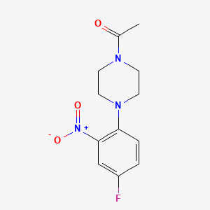 1-acetyl-4-(4-fluoro-2-nitrophenyl)piperazine