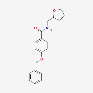 4-(benzyloxy)-N-(tetrahydrofuran-2-ylmethyl)benzamide