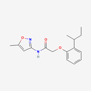 2-(2-sec-butylphenoxy)-N-(5-methyl-3-isoxazolyl)acetamide