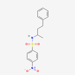 N-(1-methyl-3-phenylpropyl)-4-nitrobenzenesulfonamide