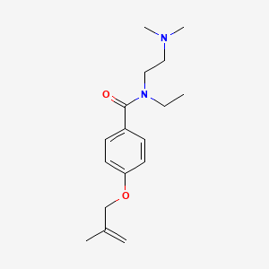 molecular formula C17H26N2O2 B3978806 N-[2-(dimethylamino)ethyl]-N-ethyl-4-[(2-methylprop-2-en-1-yl)oxy]benzamide 