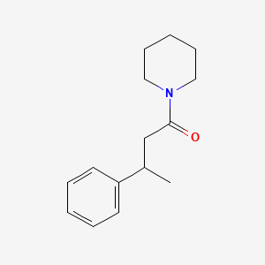 molecular formula C15H21NO B3978893 1-(3-phenylbutanoyl)piperidine 