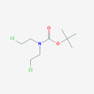 molecular formula C9H17Cl2NO2 B039790 Tert-butyl bis(2-chloroethyl)carbamate CAS No. 118753-70-1