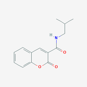 molecular formula C14H15NO3 B397912 N-isobutyl-2-oxo-2H-chromene-3-carboxamide CAS No. 1846-84-0