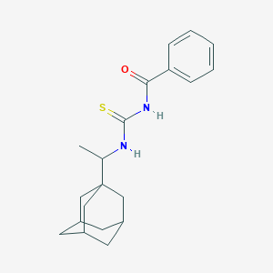molecular formula C20H26N2OS B398006 N-[1-(1-adamantyl)ethyl]-N'-benzoylthiourea 