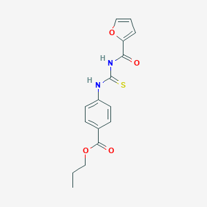 Propyl 4-{[(furan-2-ylcarbonyl)carbamothioyl]amino}benzoate