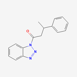 molecular formula C16H15N3O B3980309 1-(1H-benzotriazol-1-yl)-3-phenylbutan-1-one 