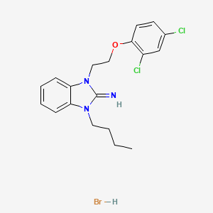 1-butyl-3-[2-(2,4-dichlorophenoxy)ethyl]-1,3-dihydro-2H-benzimidazol-2-imine hydrobromide