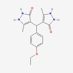 4,4'-[(4-ethoxyphenyl)methylene]bis(3-methyl-1H-pyrazol-5-ol)