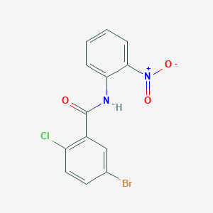 5-bromo-2-chloro-N-(2-nitrophenyl)benzamide