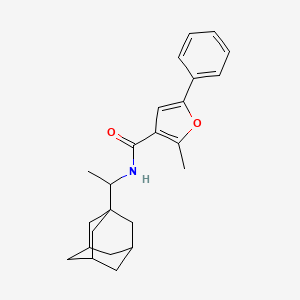 N-[1-(1-adamantyl)ethyl]-2-methyl-5-phenylfuran-3-carboxamide