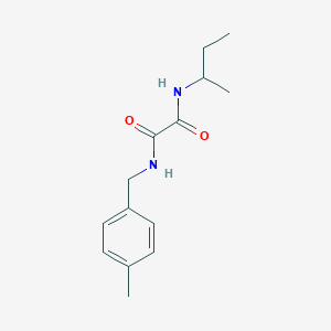 molecular formula C14H20N2O2 B3981493 N-(sec-butyl)-N'-(4-methylbenzyl)ethanediamide 