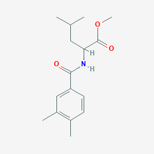 Methyl 2-[(3,4-dimethylbenzoyl)amino]-4-methylpentanoate