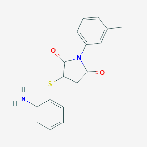 molecular formula C17H16N2O2S B398166 Cambridge id 7115644 