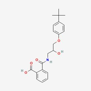 2-({[3-(4-tert-butylphenoxy)-2-hydroxypropyl]amino}carbonyl)benzoic acid