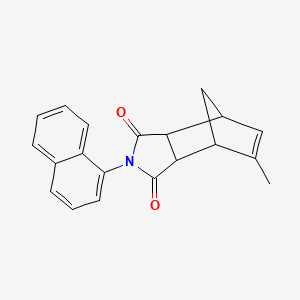 5-methyl-2-(naphthalen-1-yl)-3a,4,7,7a-tetrahydro-1H-4,7-methanoisoindole-1,3(2H)-dione