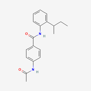 4-(acetylamino)-N-(2-sec-butylphenyl)benzamide