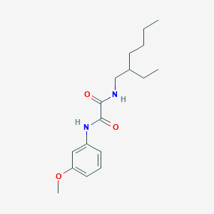 molecular formula C17H26N2O3 B3981802 N-(2-ethylhexyl)-N'-(3-methoxyphenyl)ethanediamide 