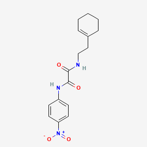 N-[2-(1-cyclohexen-1-yl)ethyl]-N'-(4-nitrophenyl)ethanediamide