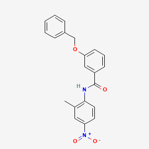 3-(benzyloxy)-N-(2-methyl-4-nitrophenyl)benzamide