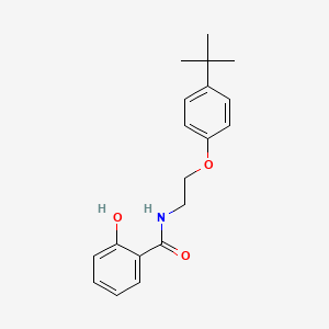 N-[2-(4-tert-butylphenoxy)ethyl]-2-hydroxybenzamide