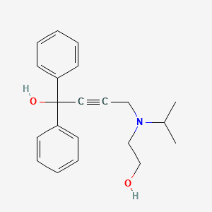 4-[(2-hydroxyethyl)(isopropyl)amino]-1,1-diphenyl-2-butyn-1-ol