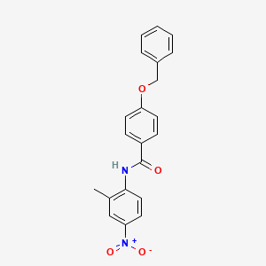 4-(benzyloxy)-N-(2-methyl-4-nitrophenyl)benzamide