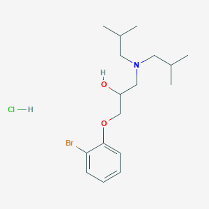 1-(2-bromophenoxy)-3-(diisobutylamino)-2-propanol hydrochloride