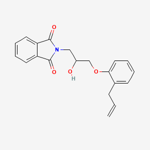 molecular formula C20H19NO4 B3982066 2-[3-(2-allylphenoxy)-2-hydroxypropyl]-1H-isoindole-1,3(2H)-dione 