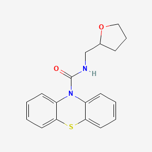 N-(oxolan-2-ylmethyl)phenothiazine-10-carboxamide