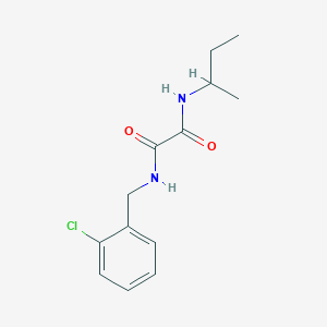 molecular formula C13H17ClN2O2 B3982088 N-(sec-butyl)-N'-(2-chlorobenzyl)ethanediamide 