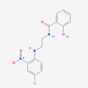 N-{2-[(4-chloro-2-nitrophenyl)amino]ethyl}-2-hydroxybenzamide