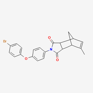 4-[4-(4-Bromophenoxy)phenyl]-8-methyl-4-azatricyclo[5.2.1.02,6]dec-8-ene-3,5-dione