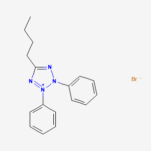 molecular formula C17H19BrN4 B3982160 5-butyl-2,3-diphenyl-2H-tetrazol-3-ium bromide 