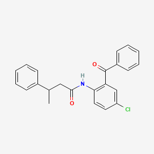 molecular formula C23H20ClNO2 B3982205 N-(2-benzoyl-4-chlorophenyl)-3-phenylbutanamide 