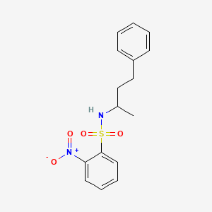 N-(1-methyl-3-phenylpropyl)-2-nitrobenzenesulfonamide