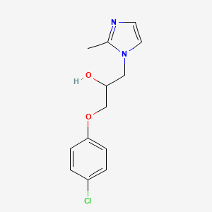 1-(4-chlorophenoxy)-3-(2-methyl-1H-imidazol-1-yl)-2-propanol