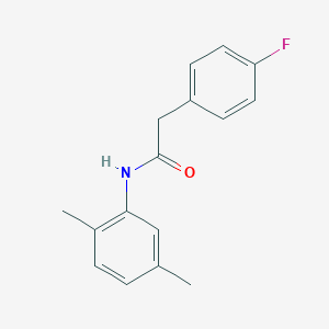 molecular formula C16H16FNO B3982379 N-(2,5-dimethylphenyl)-2-(4-fluorophenyl)acetamide 